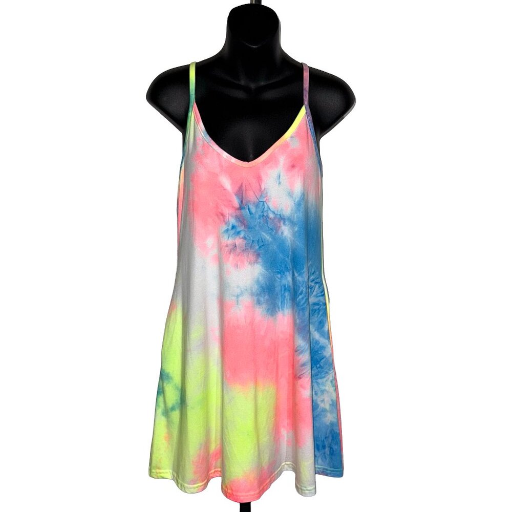 Tie Die Dress with Pockets Size Small
